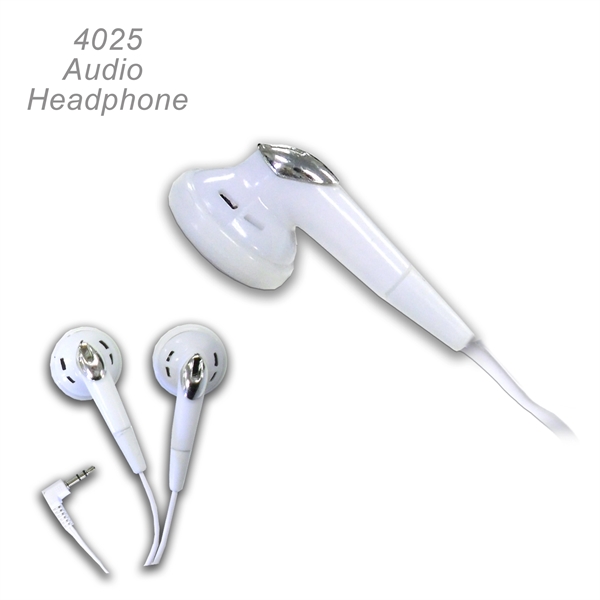 Audio stereo ear bud type headphones in popular colors - Widely... from ASI 45100 Chulani Promotional Products, Inc / Competitive Edge Innovations/Chulani