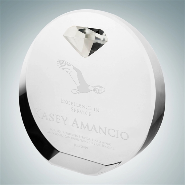 Give this Circle Award with Diamond Accent to those who are... from ASI 47791 Best Deal Awards