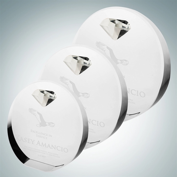 Give this Circle Award with Diamond Accent to those who are... from ASI 47791 Best Deal Awards