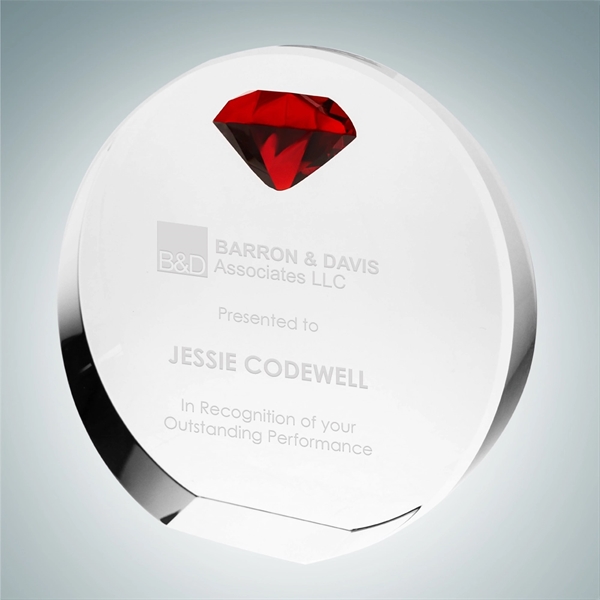 Give this Circle Award with Diamond Accent to those who are... from ASI 47791 Best Deal Awards