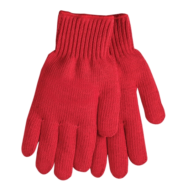 USA made unisex medium weight seamless 80% recycled knit gloves.... from ASI 90160 Suntex Industries