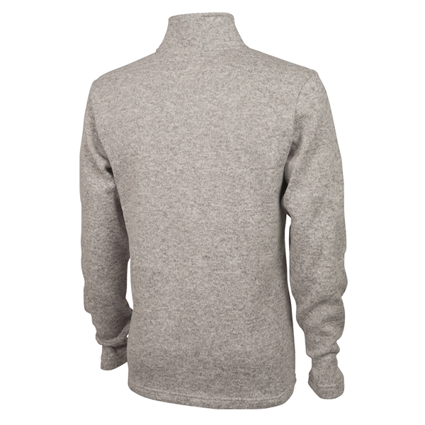 Men's 100% polyester heathered fleece with zippered pocket on sleeve.... from ASI 44620 Charles River Apparel