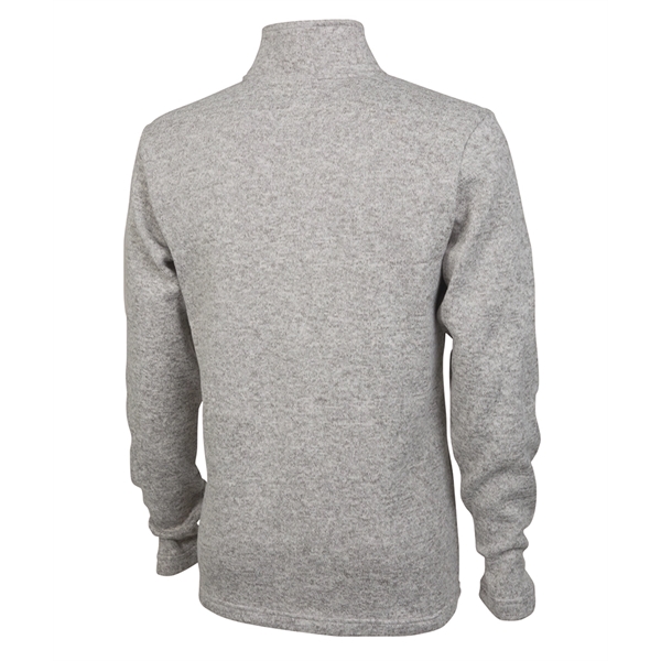 Men's 100% polyester heathered fleece with zippered pocket on sleeve.... from ASI 44620 Charles River Apparel