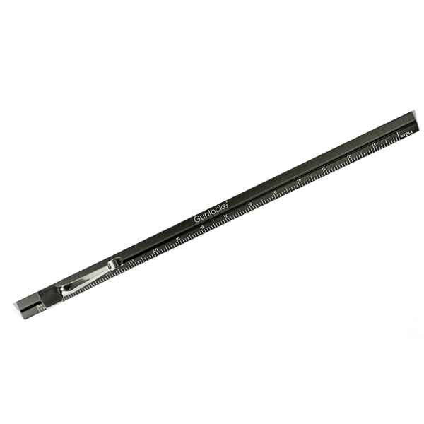 Aluminum 6" combination traditional pocket scale with clip.... from ASI 34910 Alumicolor / Alumicolor