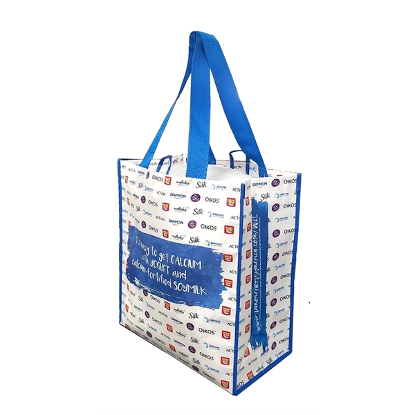 Recyclable Laminated Tote... from ASI 34046 Allcasion Travelware Co