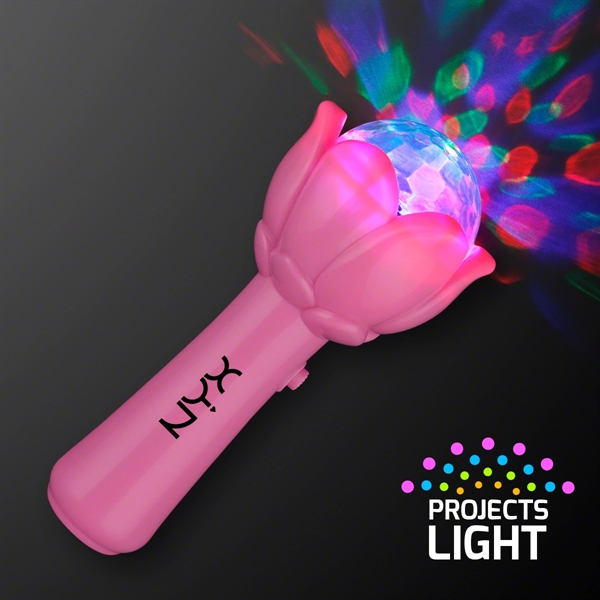 Tulip Flower Light Projecting Disco Wand; Blank and Imprint Pricing... from ASI 34194 ALightPromos