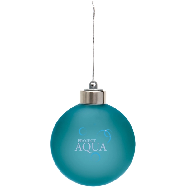 3" round, light-up shatter-resistant ornament with customization; three button cell batteries... from ASI 62190 Illini