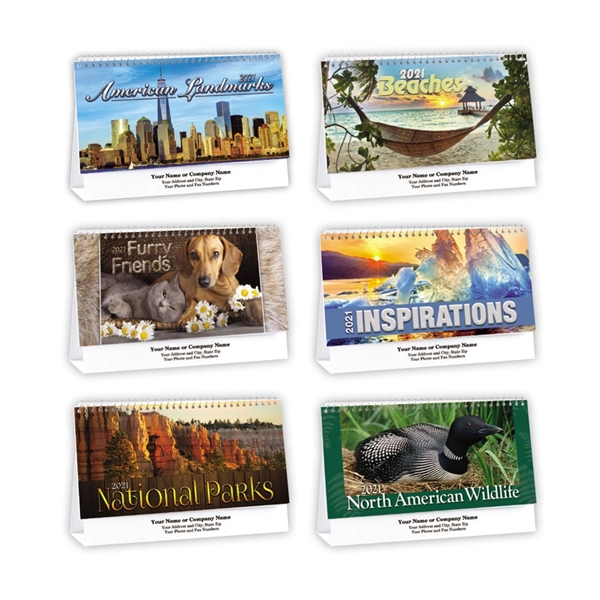 Desk calendar with eleven theme options.... from ASI 81500 Navitor Inc / Navitor®