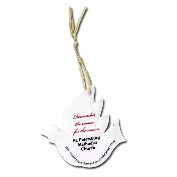 Seeded ornament made of elegant vellum paper and attached to one... from ASI 54100 Fields Manufacturing Inc / Sprout Tyme Line by American Greenwood
