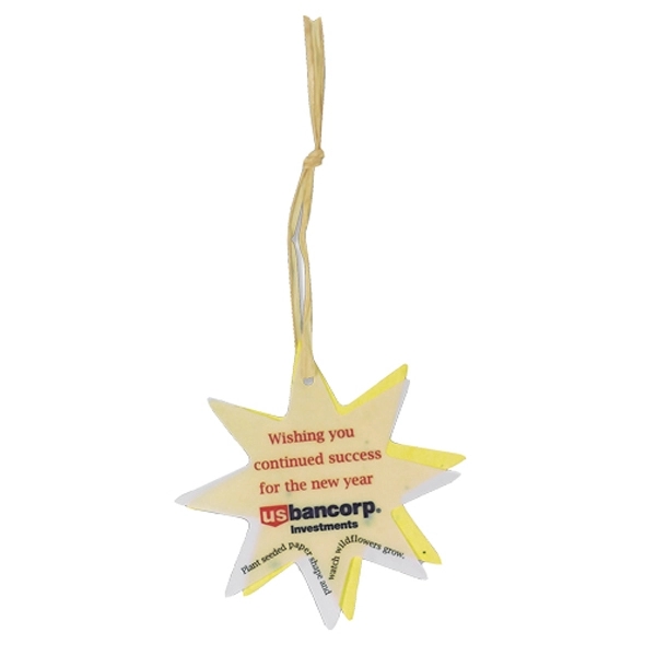 Seeded ornament made of elegant vellum paper and attached to one... from ASI 54100 Fields Manufacturing Inc / Sprout Tyme Line by American Greenwood