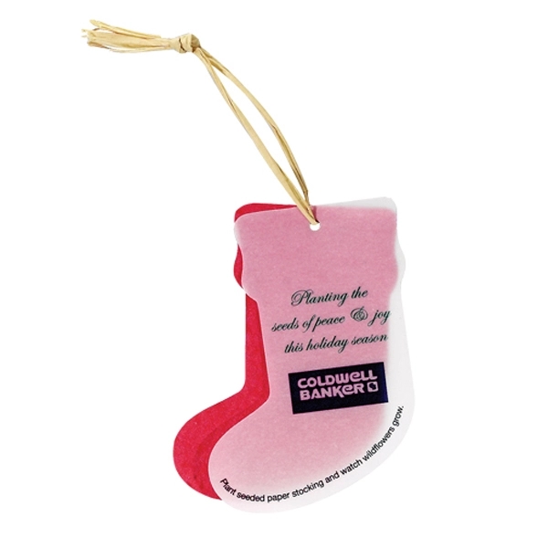 Seeded ornament made of elegant vellum paper and attached to one... from ASI 54100 Fields Manufacturing Inc / Sprout Tyme Line by American Greenwood