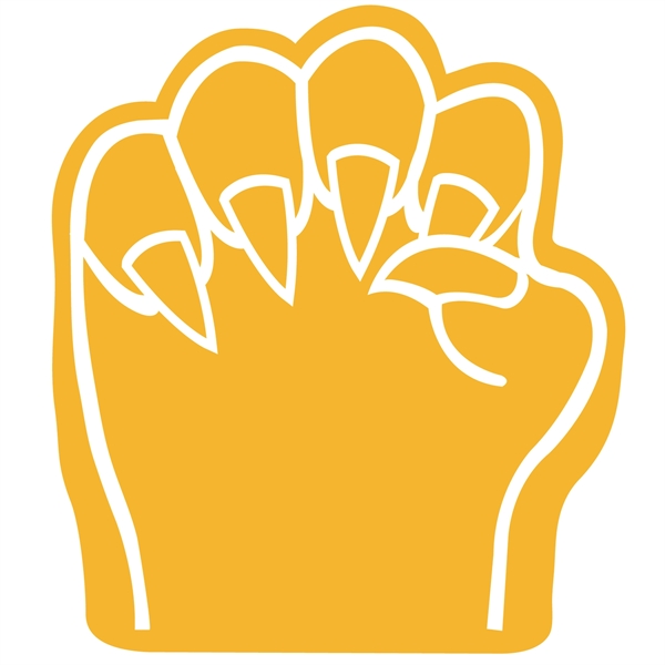 Our 10.75" high foam claw cheering novelty has hand slits so... from ASI 54886 Foamworx / FoamWorx