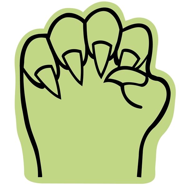 Our 10.75" high foam claw cheering novelty has hand slits so... from ASI 54886 Foamworx / FoamWorx