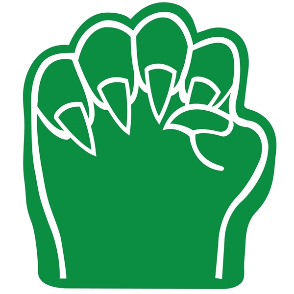 Our 10.75" high foam claw cheering novelty has hand slits so... from ASI 54886 Foamworx / FoamWorx