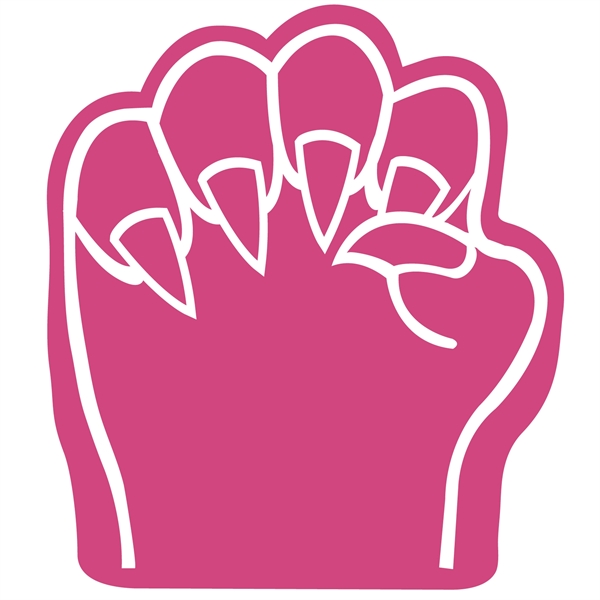 Our 10.75" high foam claw cheering novelty has hand slits so... from ASI 54886 Foamworx / FoamWorx