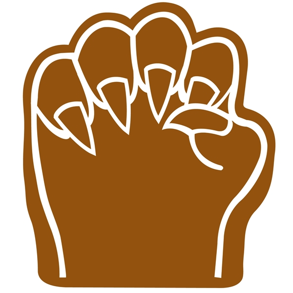 Our 10.75" high foam claw cheering novelty has hand slits so... from ASI 54886 Foamworx / FoamWorx