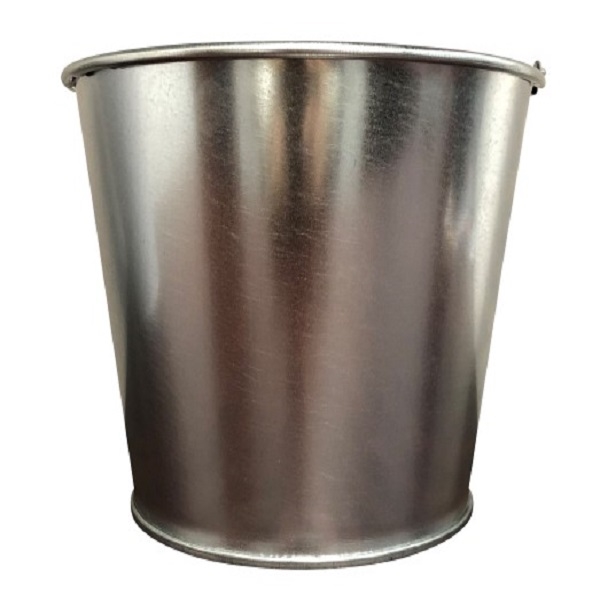 9.25" x 6.5" x 7.25" galvanized metal five-quart ice bucket with... from ASI 62677 iline PROMO (The Innovative Line)
