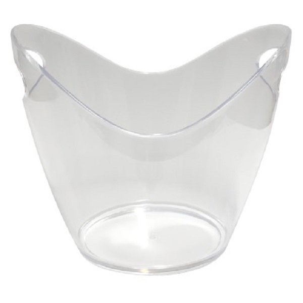 Eight liter ice bucket made of clear acrylic.... from ASI 62677 iline PROMO (The Innovative Line)
