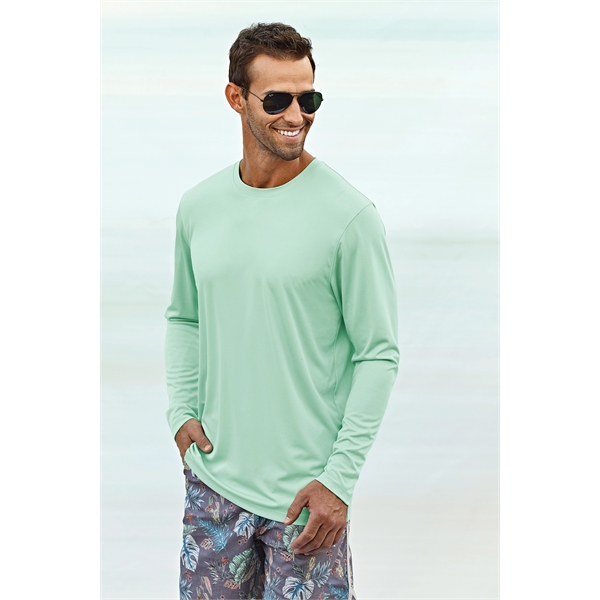 Aruba long sleeve tee with a wrinkle-resistant finish.... from ASI 85988 Century Place Apparel