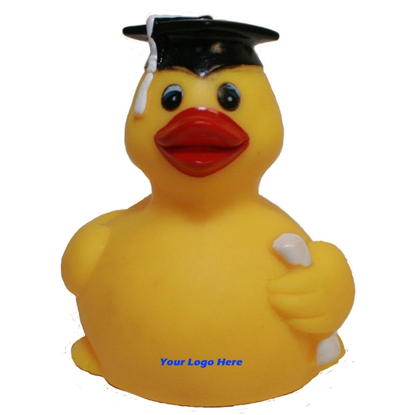 Graduation Duck rubber duck are floats upright with weight balanced.... from ASI 37170 Assurance Industries Co Inc / Assurance