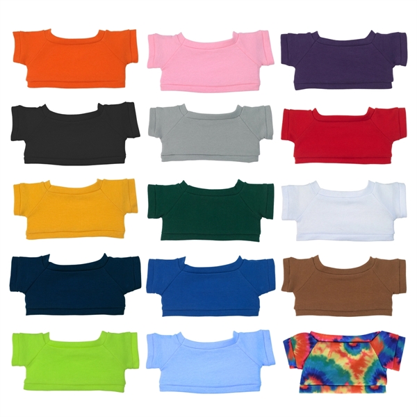 6" plush dog stuffed toy with customizable t-shirts, hoodies or bandanas.... from ASI 61125 Hit Promotional Products