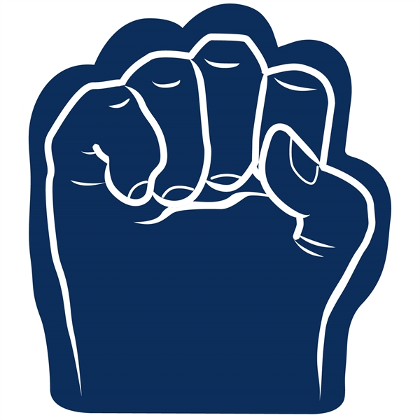 Our 10.75" high foam fist cheering novelty has hand slits so... from ASI 54886 Foamworx / FoamWorx