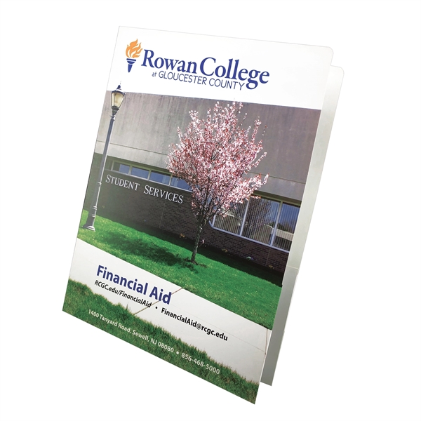 Standard large presentation folder, 9" x 12" rounded corners, with two... from ASI 32050 Admore / Admore®