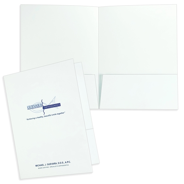 Economical one color printed presentation folder... from ASI 32050 Admore / Admore®