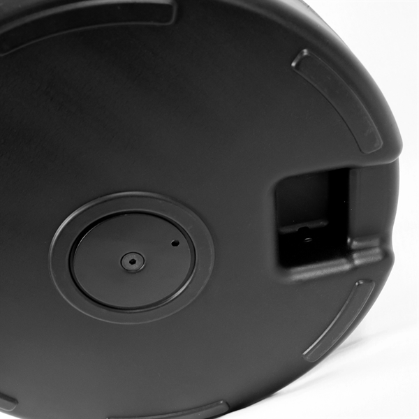 Black patio umbrella base. High-density, impact-resistant plastic. Fill with water.... from ASI 89955 StrombergBrand / Stromberg Brand