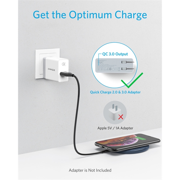 10W Qi wireless charger with LED indicator light.... from ASI 56070 Gemline / Gemline®