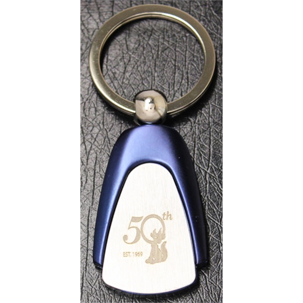 2 tone metal key tag with black box... from ASI 36988 Artek USA Inc / Artek™