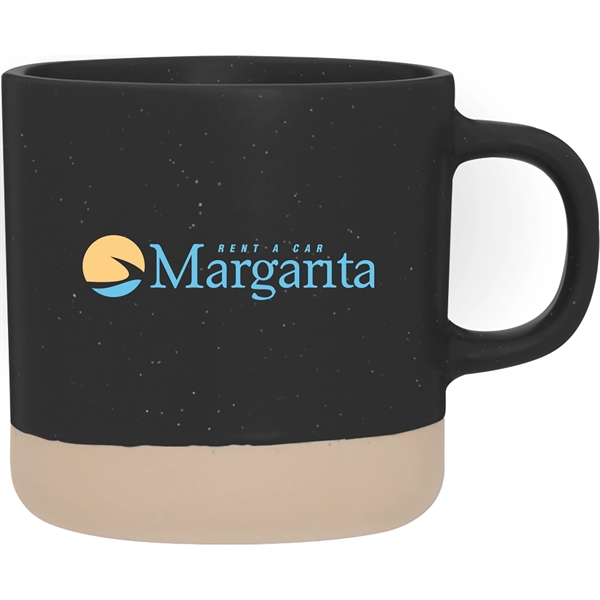 11 oz ceramic mug with matte exterior/interior, handle, speckles and an... from ASI 51197 ETS Express, LLC