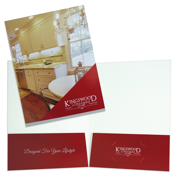 Presentation Folder printed full color on 12 or 14 PT C1S... from ASI 32050 Admore / Admore®