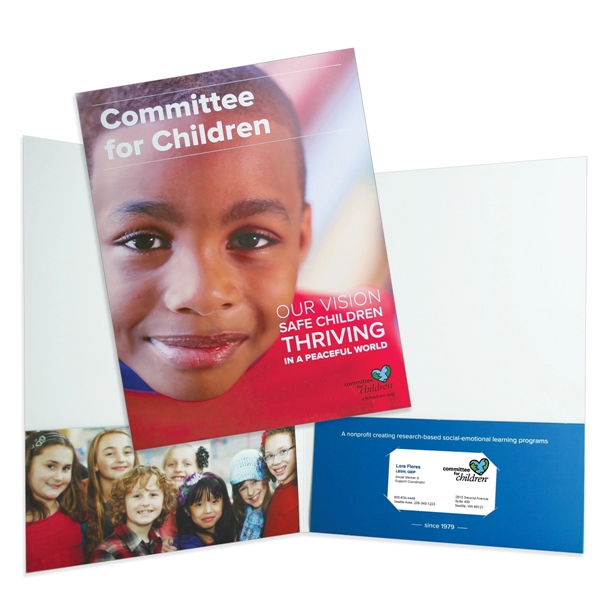 Presentation Folder printed full color on 12 or 14 PT C1S... from ASI 32050 Admore / Admore®