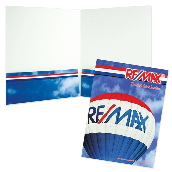 Presentation Folder printed full color on 12 or 14 PT C1S... from ASI 32050 Admore / Admore®