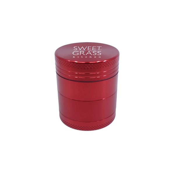 1.5" x 1.8" medium-sized aluminum grinder with 4 compartments; includes magnetic... from ASI 90807 Tekweld