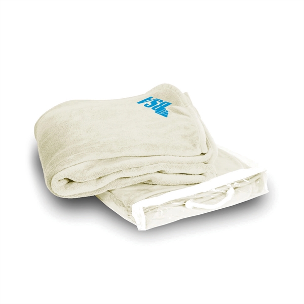 Combo set with post card, 50" x 60" polyester fleece blanket... from ASI 90807 Tekweld