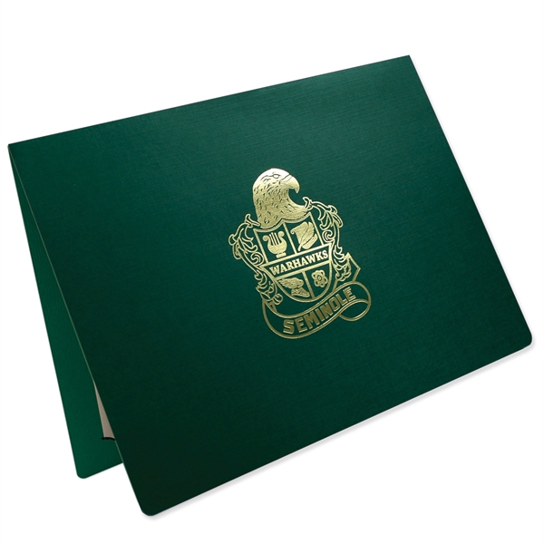 Foil Stamped Certificate Cover holds 8.5" x 11"... from ASI 32050 Admore / Admore®