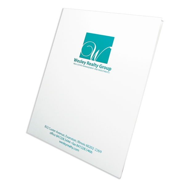 Economical one color printed presentation folder... from ASI 32050 Admore / Admore®