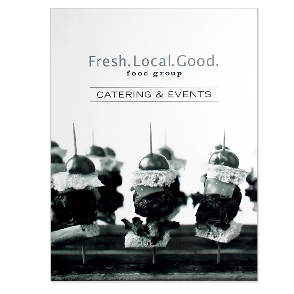 Economical one color printed presentation folder... from ASI 32050 Admore / Admore®