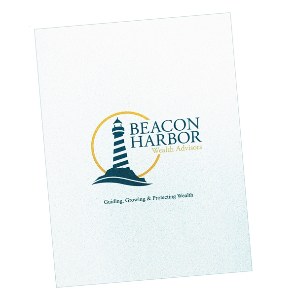 Economical presentation folder printed with two PMS colors.... from ASI 32050 Admore / Admore®