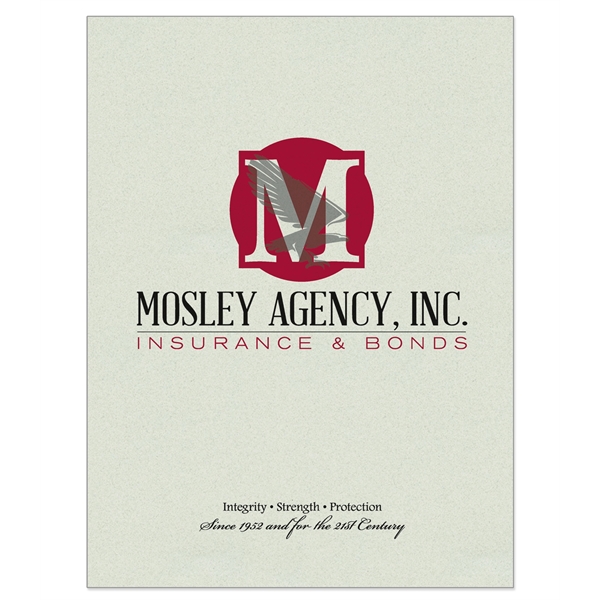 Economical presentation folder printed with two PMS colors.... from ASI 32050 Admore / Admore®