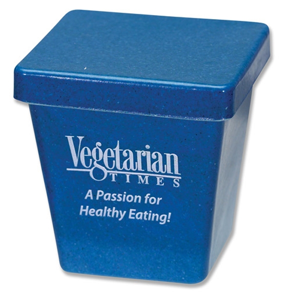 Mini planter made from bamboo with saucer, soil disk, seeds and... from ASI 35500 American Greenwood Inc / Sprout Tyme Line by American Greenwood