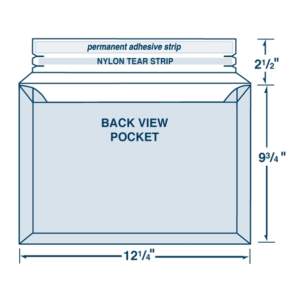 Conformer® Capacity Mailer, 12-1/4" x 9-3/4" with a 3/4" capacity.... from ASI 32050 Admore / Admore®
