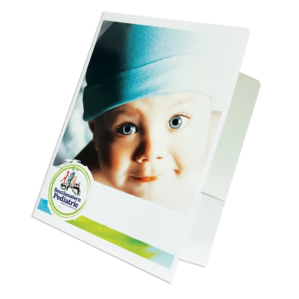 Standard large presentation folder, 9" x 12" rounded corners, with two... from ASI 32050 Admore / Admore®