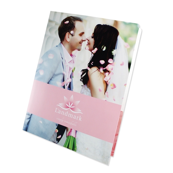 Standard large presentation folder, 9" x 12" rounded corners, with two... from ASI 32050 Admore / Admore®