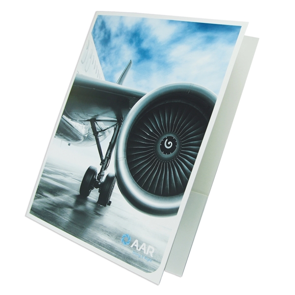Large 9" x 12" presentation folder with square corners and two... from ASI 32050 Admore / Admore®