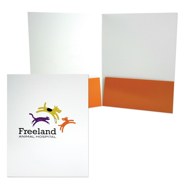 Large 9" x 12" presentation folder with square corners and two... from ASI 32050 Admore / Admore®