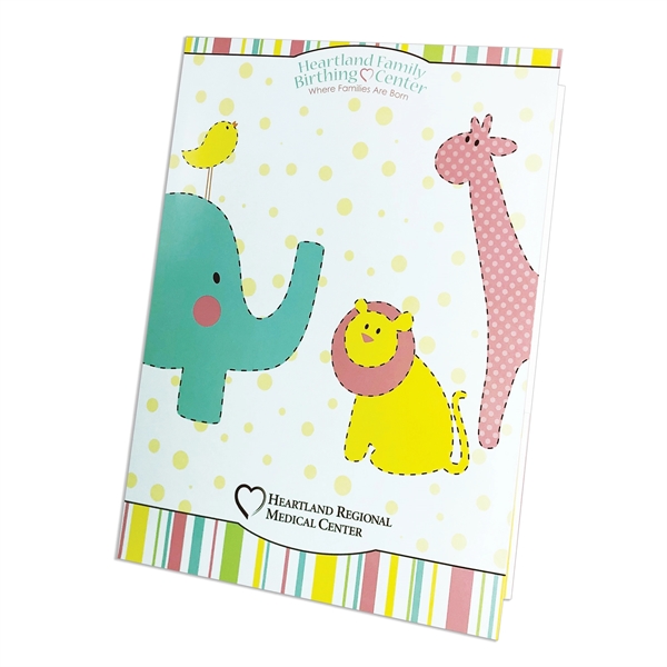 Large 9" x 12" presentation folder with square corners and two... from ASI 32050 Admore / Admore®