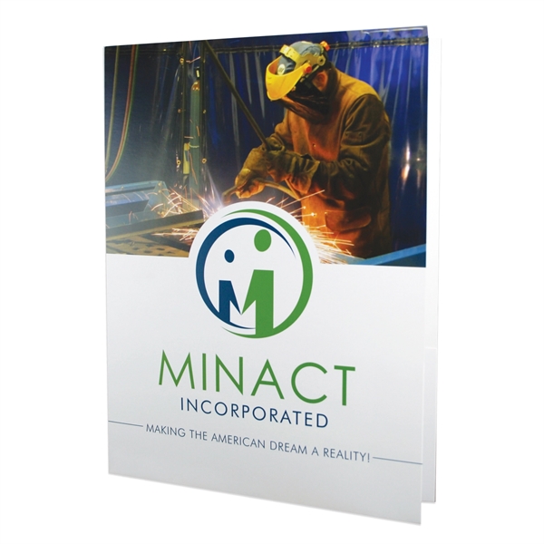 Large 9" x 12" presentation folder with square corners and two... from ASI 32050 Admore / Admore®